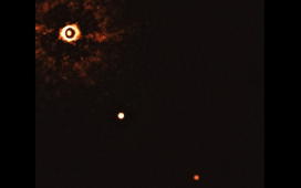 Oamenii de știință au surpris prima fotografie directă cu o stea asemănătoare soarelui însoțită de două planete