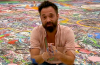 Sacha Jafri stabilește recordul mondial pentru „Cea mai mare pictură pe pânză”