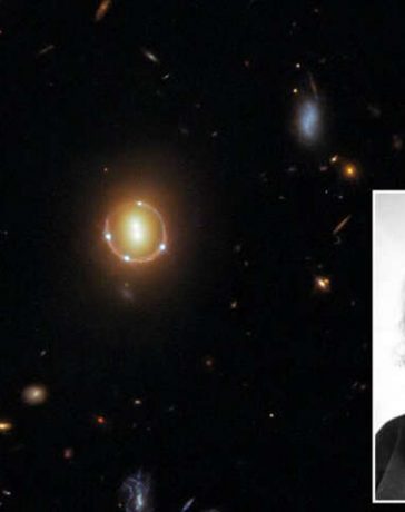 „Inelul Einstein” reperat de Hubble la 3,4 miliarde de ani lumină de Pământ